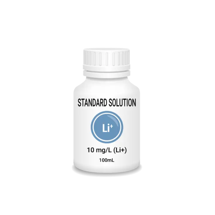 Standard solution of 10 mg lithium